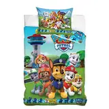 Bettwäsche Bettbezug 100x135 40x60 Baumwolle · kompatibel mit Paw Patrol Baby Kinderbettwäsche für Mädchen und Jungen · 2 teilig · 1 Kissenbezug 40x60 + 1 Bettbezug 100x135 cm