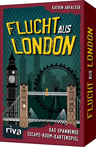 Flucht aus London: Das spannende Escape-Room-Kartenspiel. Das perfekte Geschenk für alle Escape-Room-Spiel-Fans. Im handlichen Kartenformat ideal für unterwegs. Ab 12 Jahren