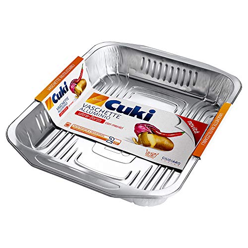 Cuki Aluminium ultra-forza R98 8 Portionen Schalen, Set von 2