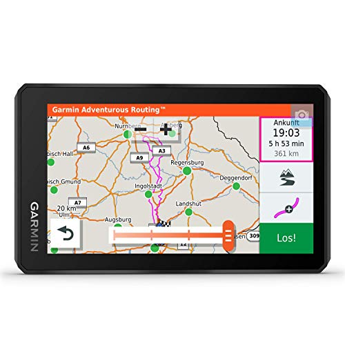 Garmin zūmo XT – wasserdichtes Motorrad-Navi für On- & Offroad mit ultrahellem 5,5“ (14 cm) HD-Touchdisplay und vorinstallierter EU-Karte. Mit Adventurous Routing, Satellitenbildern, Schwarz