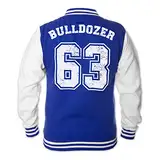 Bud Spencer Herren Bulldozer 63 College Jacket (blau) (XL)