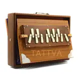 Shrutibox TATTVA "Professional" - MEDIUM Size - mit LANGEM KLANGATEM, C-C, 440 Hz, 13 Stopps, PALITANA Premium Reeds - GETESTET und GEPRÜFT! - ZOLLFREI mit PRIMEVERSAND!