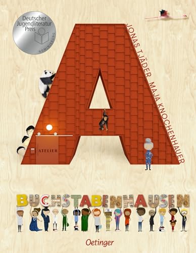Buchstabenhausen: Einzigartiges Bilderbuch zum Buchstaben lernen ab 4 Jahren, nominiert für den Jugendliteraturpreis