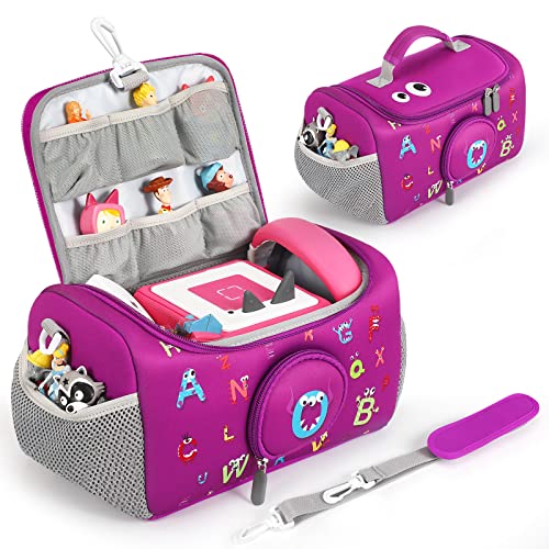 Tragetasche für Toniebox Starter Set, Aufbewahrungstasche für Toniebox Audio Player Tragebox für Toniebox Zubehör Reisetasche für Toniebox (Violett)