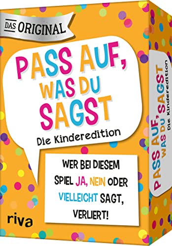 Pass auf, was du sagst – Die Kinderedition: Wer bei diesem Spiel »Ja«, »Nein« oder »Vielleicht« sagt, verliert! | Das Original. Das perfekte Geschenk. Für Kinder ab 6 Jahren