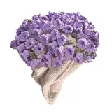 Blumenstrauß Decke, Blumendecke, Flower Blanket, Romantisches Geschenk für Mutter, Frau, Freundin, Ideal für Geburtstag, Muttertag, Sofa und Bettdekoration(40 * 40cm Materialpaket)
