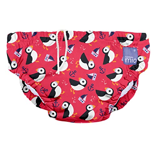 Bambino Mio, revolutionäre wiederverwendbare Schwimmwindel für Babys und Kleinkinder, Jungen und Mädchen, Papageitaucher, XL (2 Jahre+)