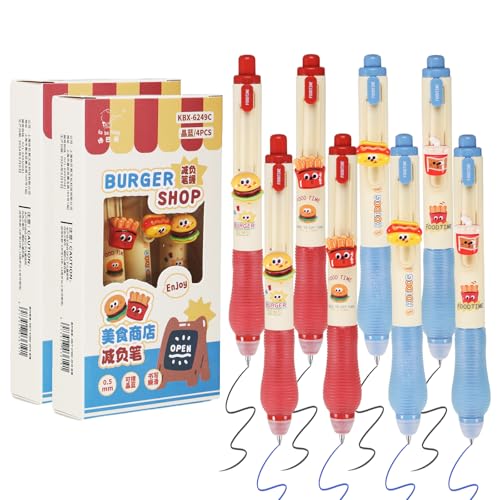 UICCVOKK 8 Stück Gelstifte Radierbar,Radierbarer Kugelschreiber,Tintenroller Radierbar,0.5mm Erasable Pen Set,Radierstift,Radierbarer Tintenroller für Studenten Geschenk, Schul Bürobedarf