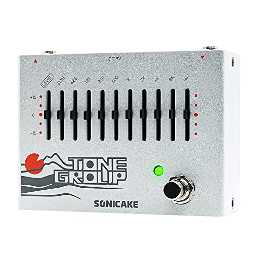 SONICAKE EQ Equalizer Gitarren Effektpedal 10-Band Tone Group