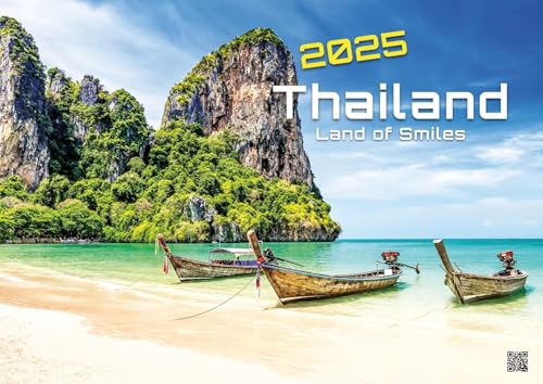 Thailand - Land of Smiles - 2025 - Kalender DIN A2: Der Wandkalender mit den schönsten Motiven aus Thailand für das Jahr 2025 im extragroßen Format DIN A2 (ca. 60 x 42 cm)!