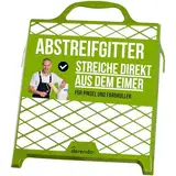 Derendo Abstreifgitter 10 Liter Abstreichgitter für Wandfarbe, Farbgitter Kunststoff Profi Malergitter für herkommliche Farbeimer 1er, 2er und 3er Set (1 Stück)