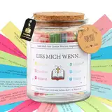 KACNON Glas mit Bibelversen, 90 Bibel Verse im Glas Deutsch, LIES MICH WENN Bible Verses Jar, Glas Scripture Gebet Karten Hoffnung Jar, Glas mit Hoffnung, Ostern Christliche Geschenke, Bibel Geschenke