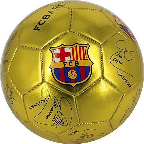 JIANWEI Barcelona Limited Edition No. 5 Football Primar- Und Sekundarschulbildung Spielball (regulär 11-Personen-System) (Color : Gold)