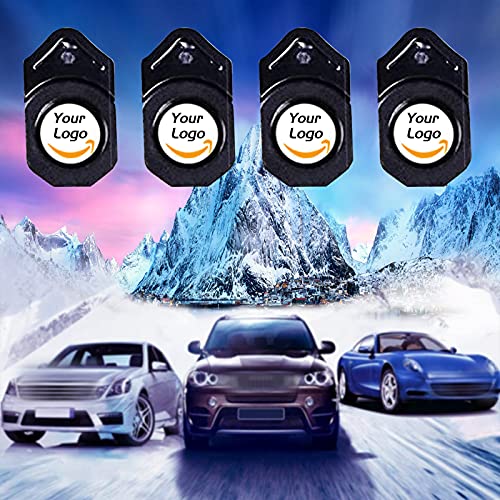 Logo Folien Personalisiert für Autotür Projektor Leuchten, Bild Benutzerdefinierte Linse für Auto Door Light Logo Projektor 4 Stück