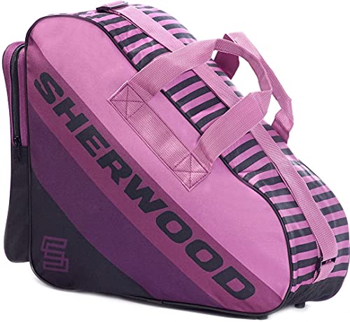 SHER-WOOD Schlittschuhtasche, Inliner-Tasche für Erwachsene und Kinder, Eishockey-Bag, ideal für Rollschuhe und Eislaufschuhe, 36X16x36