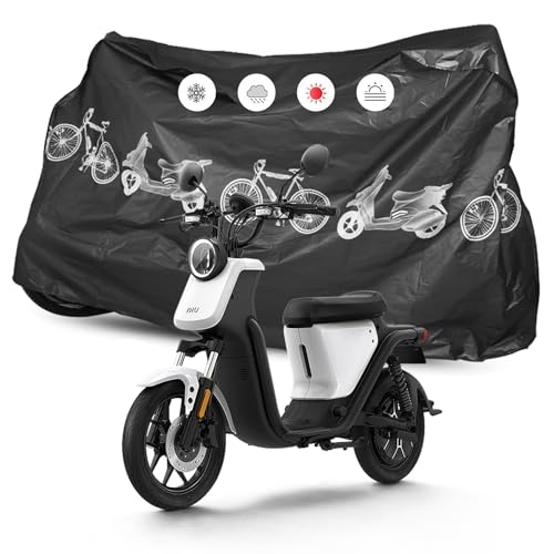 Motorradabdeckung, wasserdichte Motorradabdeckung, Motorrad Abdeckplane, Motorradabdeckung, Motorradabdeckung Winterfest, Abdeckung für Motor Moped Roller, Abdeckplane-Roller, Motorrad-Garage