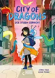 City of Dragons (Band 1) - Der Sturm erwacht: Tauche ein in dieses Fantasy-Abenteuer voller Drachen, Sagen und Mythen - Comic-Buch im Manga-Stil für Kinder ab 11 Jahren (Loewe Graphix, Band 1)