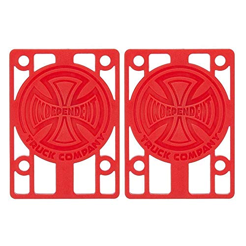 Indy Skateboard Riser Pads, Rot, 2 Stück