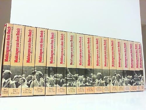 Meldungen aus dem Reich 1938-1945. Die geheimen Lageberichte des Sicherheitsdienstes der SS. Hier 17 Bände in 17 Büchern komplett in OPappschuber !