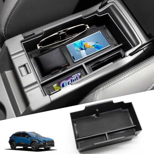 Subaru Crosstrek Mittelkonsolen-Organizer für 2024, Subaru Crosstrek und 2024 Subaru Impreza Konsolenablage, 2024 Crosstrek/2024 Impreza Armlehnen-Aufbewahrungsbox, 2024 Crosstrek Zubehör