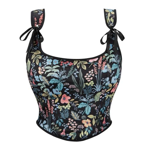 Cosplay-Kostüme aus Brokat mit Flügelärmeln für Damen Cosplay-Kostüm(Schwarz,M)