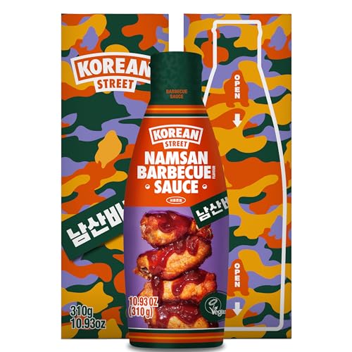 [KOREAN STREET] Namsan BBQ Sauce Special(310g)- Multi Functional Asiatic Sauce(Sweet & Umami), Great Pairing mit Steaks, Burger, Flügel - Made in Korea, Vegan, Non GMO