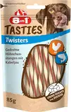 8in1 Tasties Twisters Snack-Stangen - glutenfreie Leckerlis mit Kabeljau & Hähnchenbrust, 85 g