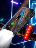 Fahrradlicht Set, Fahrradlicht vorne und Rücklicht für Nachtfahrten, USB Wiederaufladbare Fahrradbeleuchtung, 5000 Lumens Ultra hohe Helligkeit Fahrradlampe, IPX6 WASSERDICHT Fahrrad Lichter