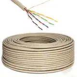 Premium X 50m Telefonkabel 4x2x0,6mm J-Y(ST) Y Telefonleitung 8-Adern rund Fernmeldekabel Installationsleitung Verlegekabel (0,35EUR/M)