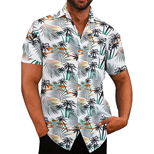 Herren Hemden Kurzarm 3XL Shirts männer herrenhemden Kurzarm XXXL leichte sommerhemden Herren Herren Hemden Slim fit braun herrenhemden Kurzarm bügelfrei 6XL Sport Hemden