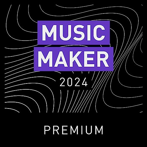 MAGIX Music Maker 2024 Premium- Music Made Easy I Audio Software I Musikprogramm I Audio Produktion | Musik Software für PC | Windows 10 / 11 I 1 PC Lizenz