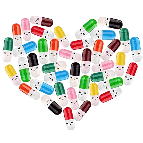 HREDZEO Kapselbriefe,101 Pcs Informationskapselbrief Nachricht Kapselflasche Postbriefkapsel Geschenke für Liebhaber und Freunde