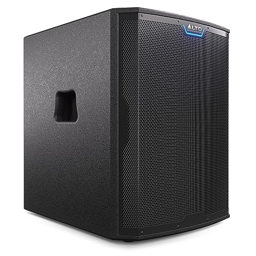 Alto Professional TS18S - 2500W 18-Zoll Subwoofer, aktiver PA-Lautsprecher mit 6 DSP-Modi, einfacher Aufbau, 137 dB, 3" Schwingspule, druckvoller Bass