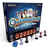 Outsmarted – Die Live-Quizshow als Brettspiel (Deutsche Version) | Der ultimative Spieleabend für die ganze Familie | Ab 8 Jahren | Perfekt für 2-24 Spieler | 7.000+ Multimedia-Fragen | Ausgabe 2025