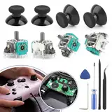 Analoge Joystick Ersatz für Xbox One/One S/One X Controller 3D Analog ThumbStick für Xbox One Series X/S Joystick Kappen Ersatz Zubehör Drift-Reparatur mit Repair Tools（4 Stück,EL4 ALPS）