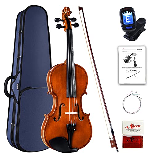 Aileen Violine 4/4 Anfänger Set, Geige Erwachsene Kinder ab 12+ Jahre mit Gebrauchsanweisung