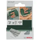 Bosch Accessories 1000x Nagel typ 47 (für Hartholz/Massivholz, Weichholz, Akustikplatten, 1.8 x 1.27 x 16 mm, Zubehör Tacker)
