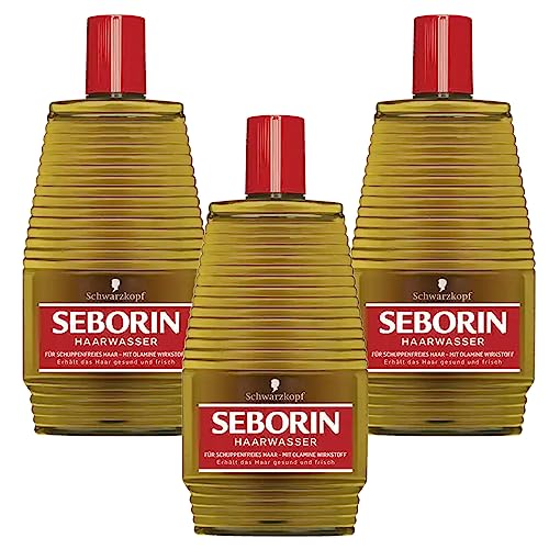 3x Schwarzkopf Seborin Haarwasser für trockene Kopfhaut & Anti Schuppen je 400ml