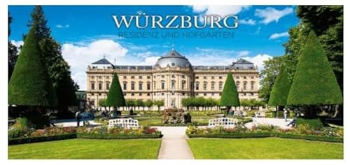 Würzburg Residenz Hofgarten Premium Foto Magnet Souvenir Germany