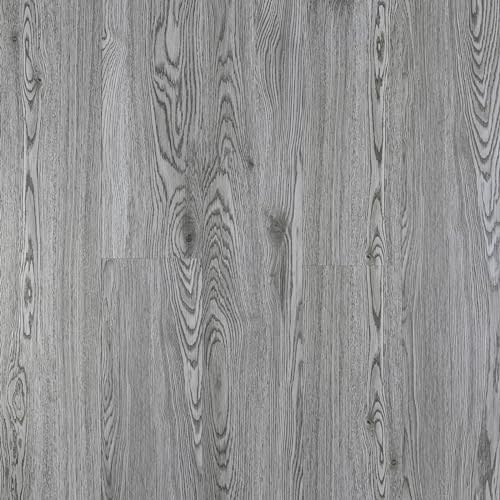 FLOREXP Vinyl-Bodenbelag – Linoleum-Bodenbelag mit Holz-Effekt,abziehen und aufkleben,Bodenfliesen,selbstklebend,2.0mm 1 Stück,wasserdicht, für Küche, Wohnzimmer- (Grau gewaschen)