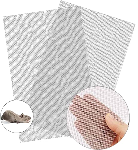 Drahtgitter,304 Edelstahl Drahtgeflecht 20 Mesh 21 x 30cm, Lüftungsgitter Metall Nagerbekämpfung Insektengitter Schädlingsschutzgitter, hartes und hitzebeständiges Siebnetz,leicht zu schneiden,2 Stück