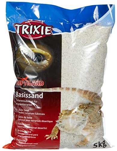 Trixie 76134 Basissand für Wüstenterrarien, 5 kg, weiß