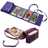 Das 3-teilige Tarot-Kartenhalter-Taschen-Set enthält Samt-Tarot-Karten-Etui und Entscheidungsträger-Münze, Tarot-Stoffbeutel, Kartenhalter für Spielkarten und Tarotkarten, Oracle-Deck,Tarot-Zubehör