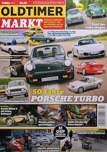 OLDTIMER MARKT 7/2024 "50 Jahre Porsche Turbo"