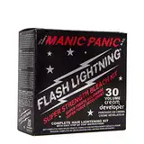 Manic Panic Flash Lightning Bleach Kit, Removes Natural Shade & Lightens Hair, Complete Hair Lightning Kit - 30 Volume Cream Developer