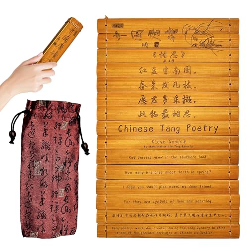 BACH AND BOUJEE Chinesische Kulturelle Tang Dichtung Classics Chinese Tang Poetry Sehnsucht Chinesische Tang Dichtung Hand Kopiert Druck Englische Version Anmerkungen