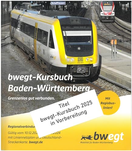 bwegt-Kursbuch Baden-Württemberg 2025: Das Beste aus Stadt und Land.