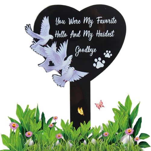 Grabmarker - Grabstelen Für Den Garten,Wasserdichte Erinnerungsstäbe Für Grabstätten Garten Freunde & Familienangehörige
