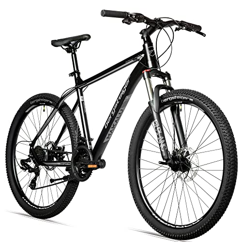 Bergsteiger Makalu 26 Zoll Mountainbike Aluminium, geeignet ab 150 cm, Scheibenbremse, Shimano 21 Gang-Schaltung, Hardtail, Jungen-Fahrrad & Herren-Fahrrad