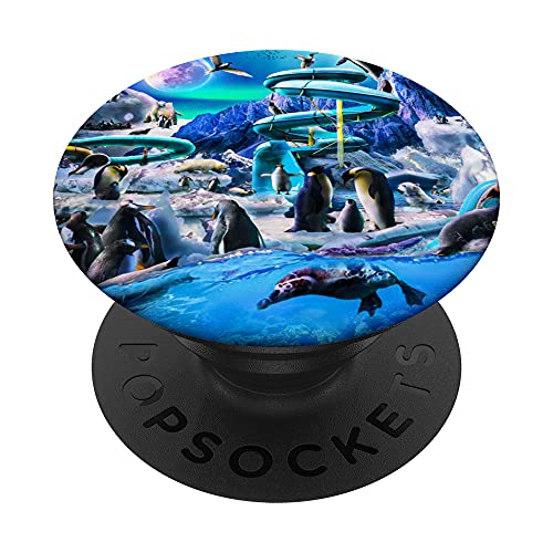 Pinguin-Wasser-Spaßpark, Kaiserpinguine des Arktischen PopSockets mit austauschbarem PopGrip